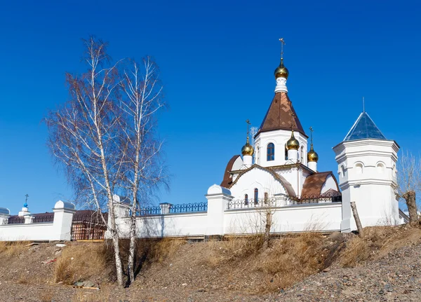 Krasnoyarsk, Rússia - 2 de abril de 2015: excursão ao m Uspensky — Fotografia de Stock