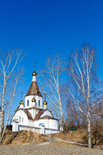 Krasnoyarsk, Rússia - 2 de abril de 2015: excursão ao m Uspensky — Fotografia de Stock