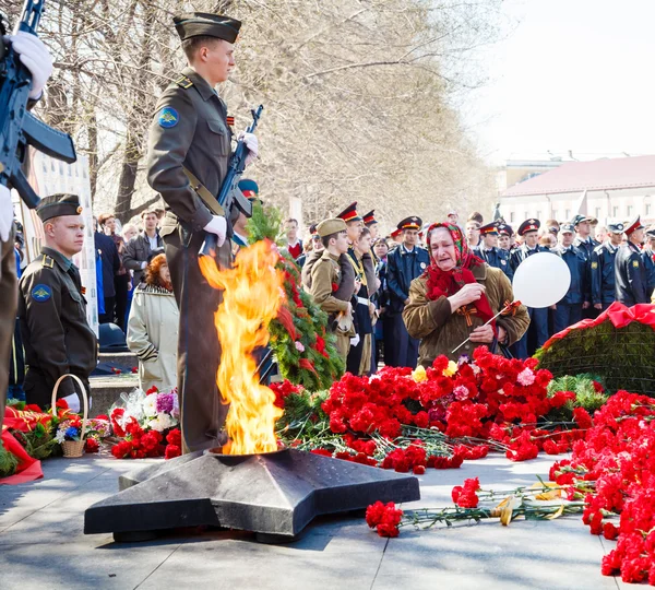 Celebration "A Victory Day 9maya", festive taming, festive parad — Stock Photo, Image