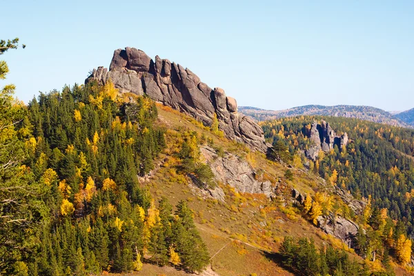 Podzimní krajina, hory — Stock fotografie