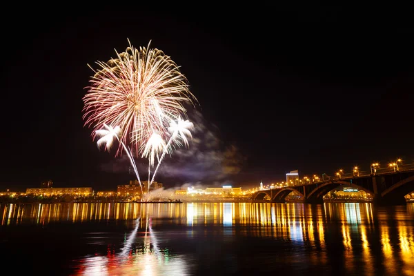 Fireworks celebration "Victory Day" — Stock Photo, Image