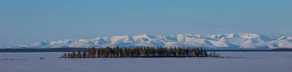 Kola Schiereiland Khibiny Bergen Kirovsk — Stockfoto