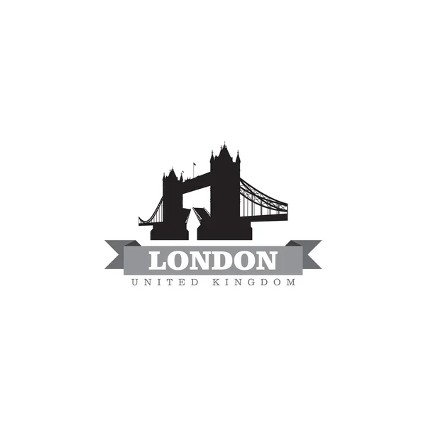 London vereinigtes Königreich Stadt Symbol Vektor Illustration — Stockvektor