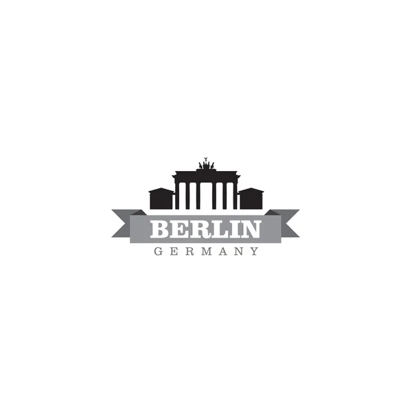 Berlin Tyskland by symbol vektor illustration – Stock-vektor