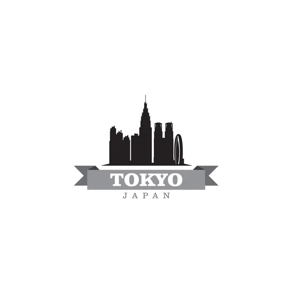 Tokio Japón símbolo de la ciudad vector ilustración — Vector de stock