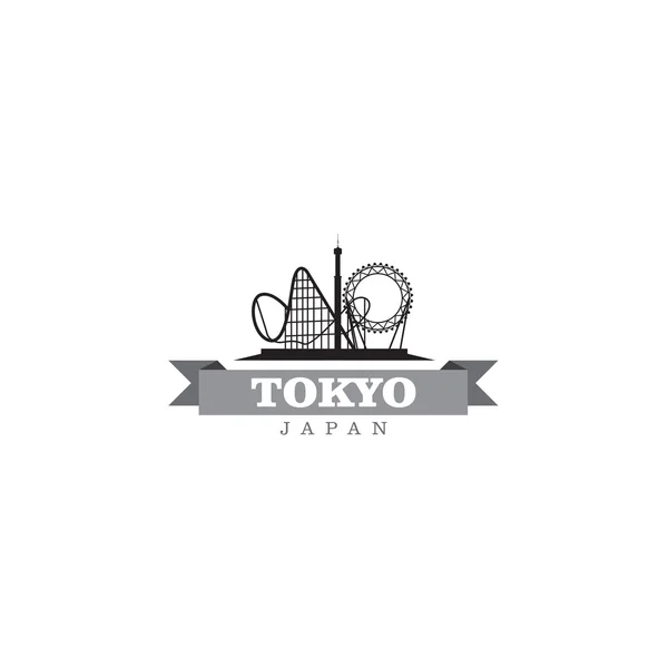 东京日本城市符号矢量图 — 图库矢量图片