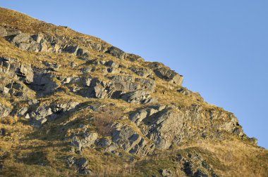 Dağları taşları ile peyzaj