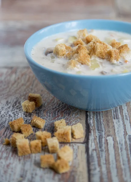 kremalı mantar çorbası