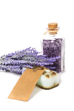 Bitkisel lavanta sabun ve banyo tuz