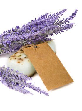 el yapımı Sabun ve lavanta çiçekleri