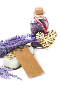 Bitkisel lavanta sabun ve banyo tuz