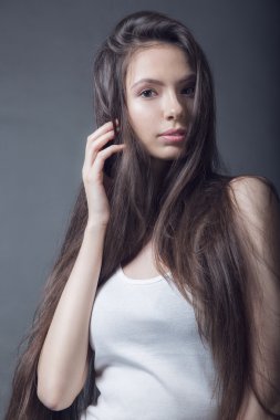 portre kız doğal güzellik