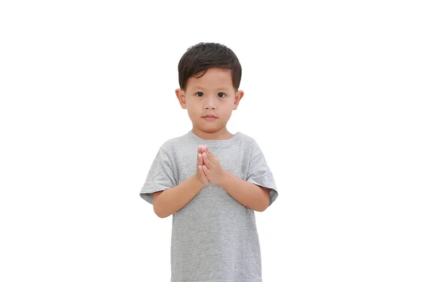 Retrato Pequeño Asiático Bebé Niño Edad Acerca Años Edad Pagar — Foto de Stock