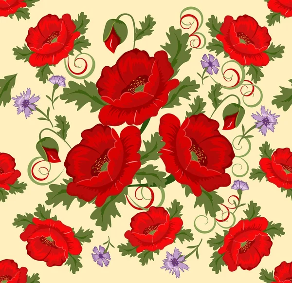 Hermoso fondo con flores de colores. Fondo floral . — Archivo Imágenes Vectoriales