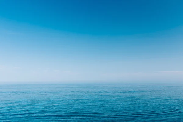 Sea Ocean And Blue Clear Sky Background