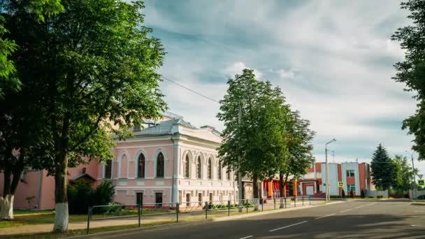 Vetka, Belarus. Vetka Eski İnanç ve Beyaz Rusya Gelenekleri Müzesi. Zaman Hızı, Zaman Hızı, Zaman Hızı — Stok video