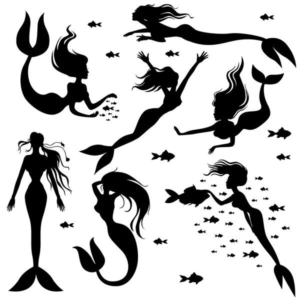 Download 3 558 Mermaids Vectors Free Royalty Free Mermaids Vector Images Depositphotos