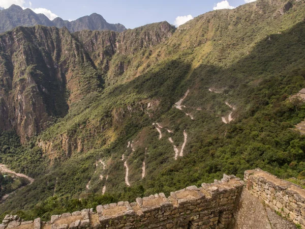 Machu Picchu Perù Maggio 2016 Veduta Giro Del Porto Montagne — Foto Stock