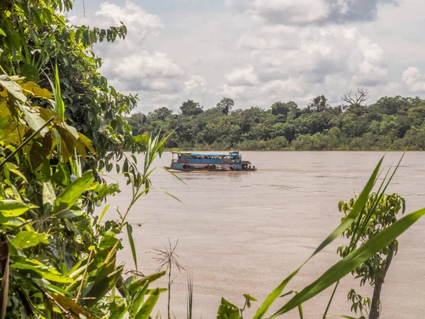 Amazon River Brazil Dec 2017 Small Boat Locals Amazon River — Stock Photo, Image