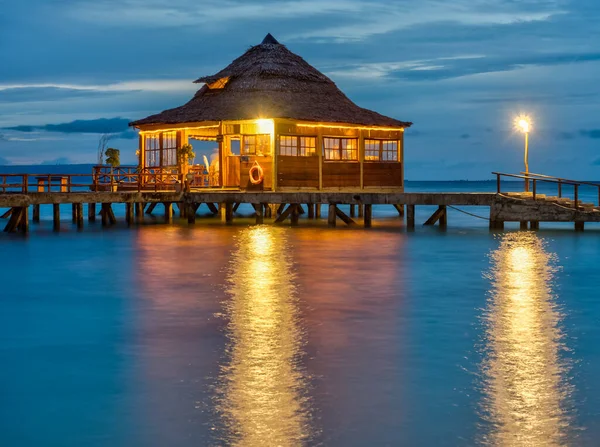 인도네시아 2018 Evening Ora Beach Resort Seram Island Central Maluku — 스톡 사진