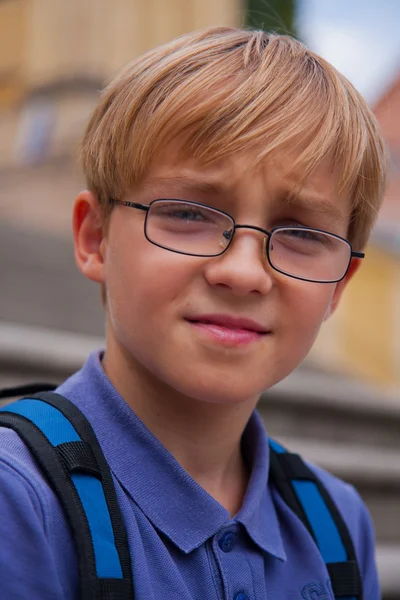 Boy with glasses — Stock Photo, Image