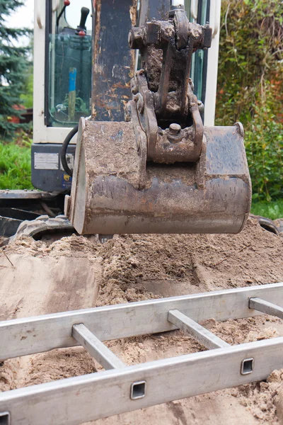 Kleiner Bagger — Stockfoto