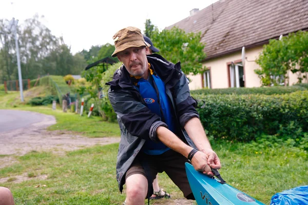 Expeditie naar kajakken — Stockfoto