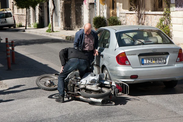 Kollision mit Auto — Stockfoto