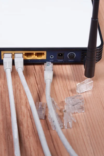 Ethernet комутатор — стокове фото