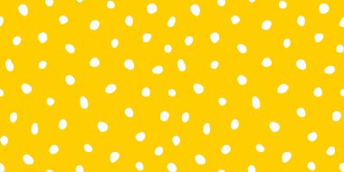 Hippi renkli, noktasız polka desenli. Rastgele el çizimleri olan düzensiz vektör soyut dokusu. EPS 10