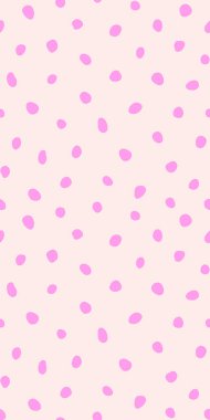 Hippi renkli, noktasız polka desenli. Rastgele el çizimleri olan düzensiz vektör soyut dokusu. EPS 10