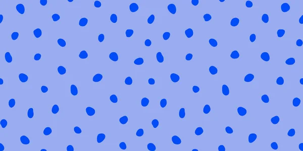 Hipster Kleurrijke Naadloze Polka Dot Patroon Vector Onregelmatige Abstracte Textuur — Stockvector