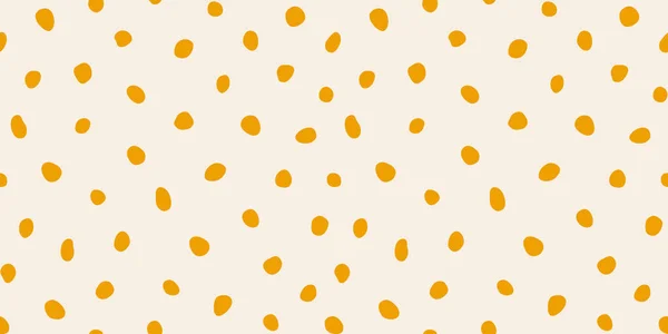 Hipster Kleurrijke Naadloze Polka Dot Patroon Vector Onregelmatige Abstracte Textuur — Stockvector