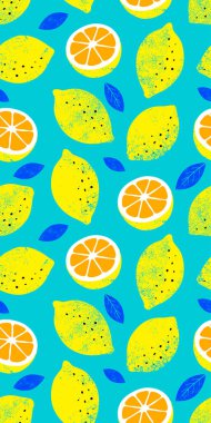 Limon renginde, pürüzsüz desen. Moda yaz geçmişi. Kumaş veya duvar kâğıdı için parlak bir iz oluşturun. EPS 10