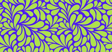 Damlaları olan kusursuz bir şablon. Soyut çiçek arkaplanı. Renkli dokular. EPS 10