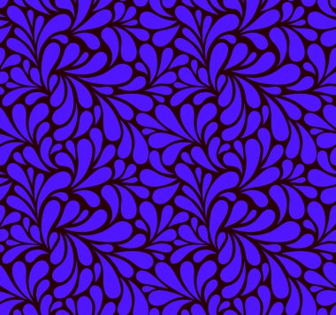 Damlaları olan kusursuz bir şablon. Soyut çiçek arkaplanı. Modaya uygun monokrom dokusu. EPS 10