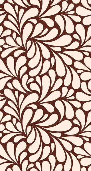 Patrón Sin Costura Vectorial Con Gotas Fondo Floral Abstracto Textura — Archivo Imágenes Vectoriales