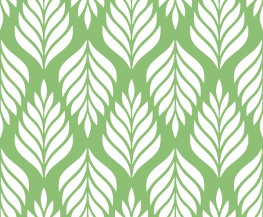 Vektör geometrik kusursuz desen. Yaprakları olan modern tarz çiçekli bir arka plan. EPS 10