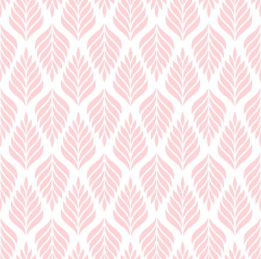 Vektör geometrik kusursuz desen. Yaprakları olan modern tarz çiçekli bir arka plan. EPS 10