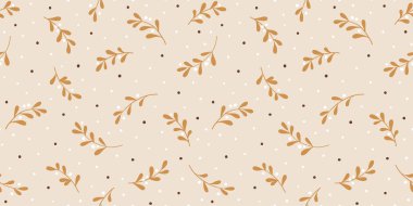 Ağaç dalları ve kar taneleriyle Noel arkaplanı. Ökseotu olan kusursuz bir model. EPS 10