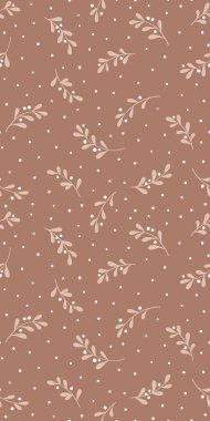 Ağaç dalları ve kar taneleriyle Noel arkaplanı. Ökseotu olan kusursuz bir model. EPS 10