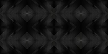 Lüks geometrik, çizgili eşkenar dörtgen desenli. 3D efektli tek renkli doğrusal desen. Modern vektör simetrik süslemesi.