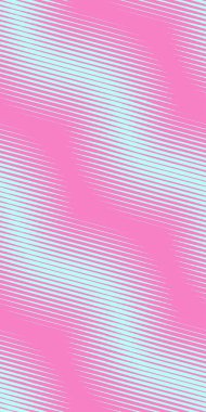 Kusursuz yarım ton dalgalı desen. Şık renkli çizgili bir doku. Modern vektör soyut arkaplanı. Vektör illüstrasyonu.