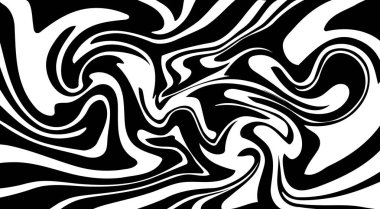 Tek renkli mermer vektör dokusu. Soyut sıvı dalgalı arka plan. Optik illüzyon hareketi çizgili üç boyutlu etki. EPS 10