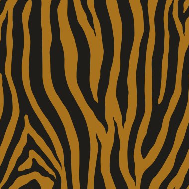 Zebra tek renkli, dikişsiz desen. Hayvan derisi izi. Moda stili organik doku. EPS 10