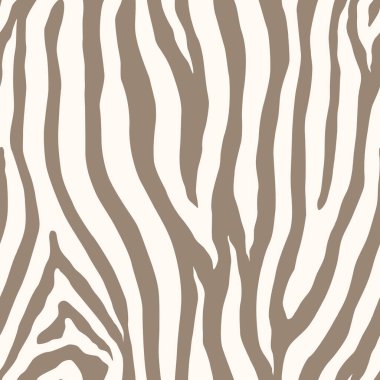 Zebra tek renkli, dikişsiz desen. Hayvan derisi izi. Moda stili organik doku. EPS 10