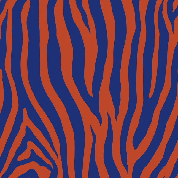 Zebra Bunte Nahtlose Muster Vektortierhaut Print Mode Stilvolle Organische Textur — Stockvektor