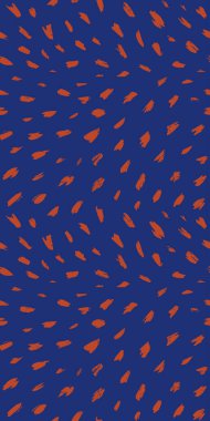 Fırça darbesi, el boyası, kusursuz desen. Hayvan derisi izi. Moda stili organik doku. EPS10