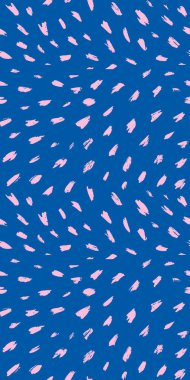 Fırça darbesi, el boyası, kusursuz desen. Hayvan derisi izi. Moda stili organik doku. EPS10