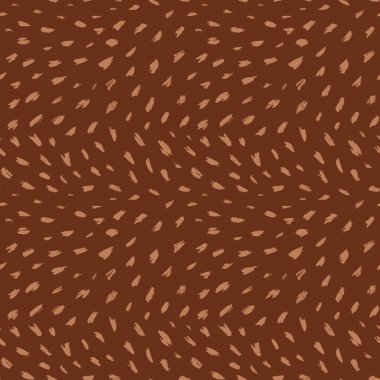 Fırça darbesi, el boyası, kusursuz desen. Hayvan derisi izi. Moda stili organik doku. EPS10